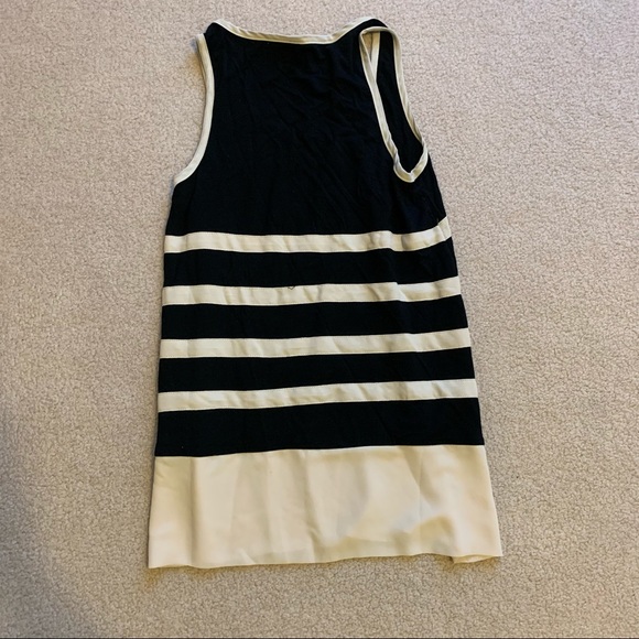 Sparkle & Fade Black + Cream Striped Tank - Picture 2 of 3
